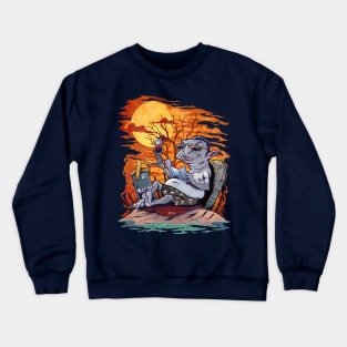 Dracula at the Beach Crewneck Sweatshirt